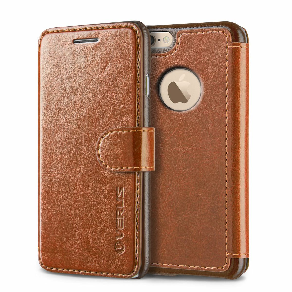 Verus iPhone 6 Plus Wallet Layered Dandy Diary Brown Dark Brown Türkiye Official Store