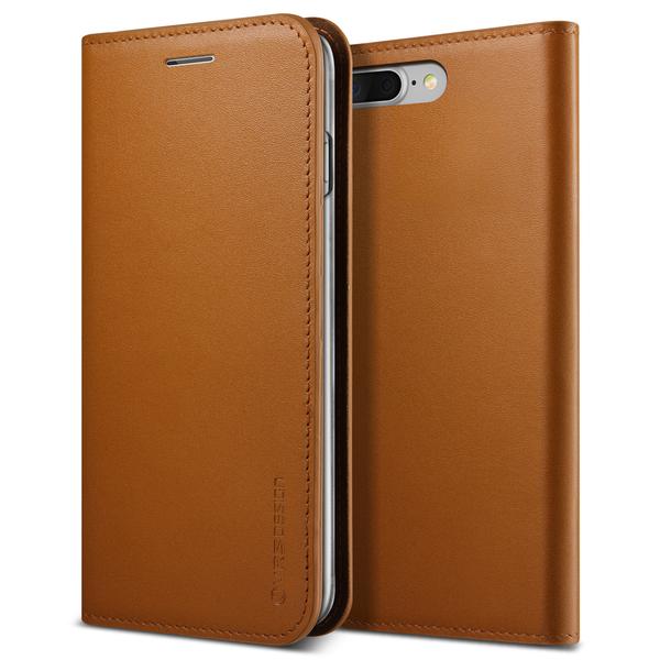 VRS Design iPhone 7 Plus Genuine Leather Diary Kılıf Brown Türkiye Official Store
