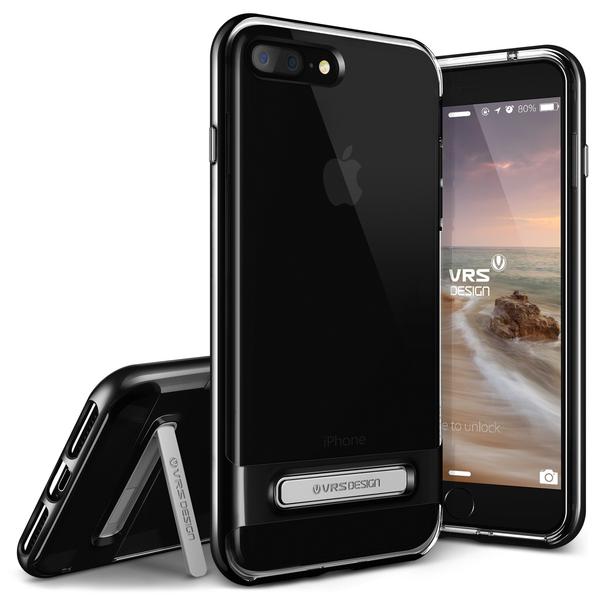 VRS Design iPhone 8 Plus / 7 Plus Crystal Bumper Kılıf Jet Black Türkiye Official Store | iPhone 8 Plus - iPhone 7 Plus ile Uyumludur.