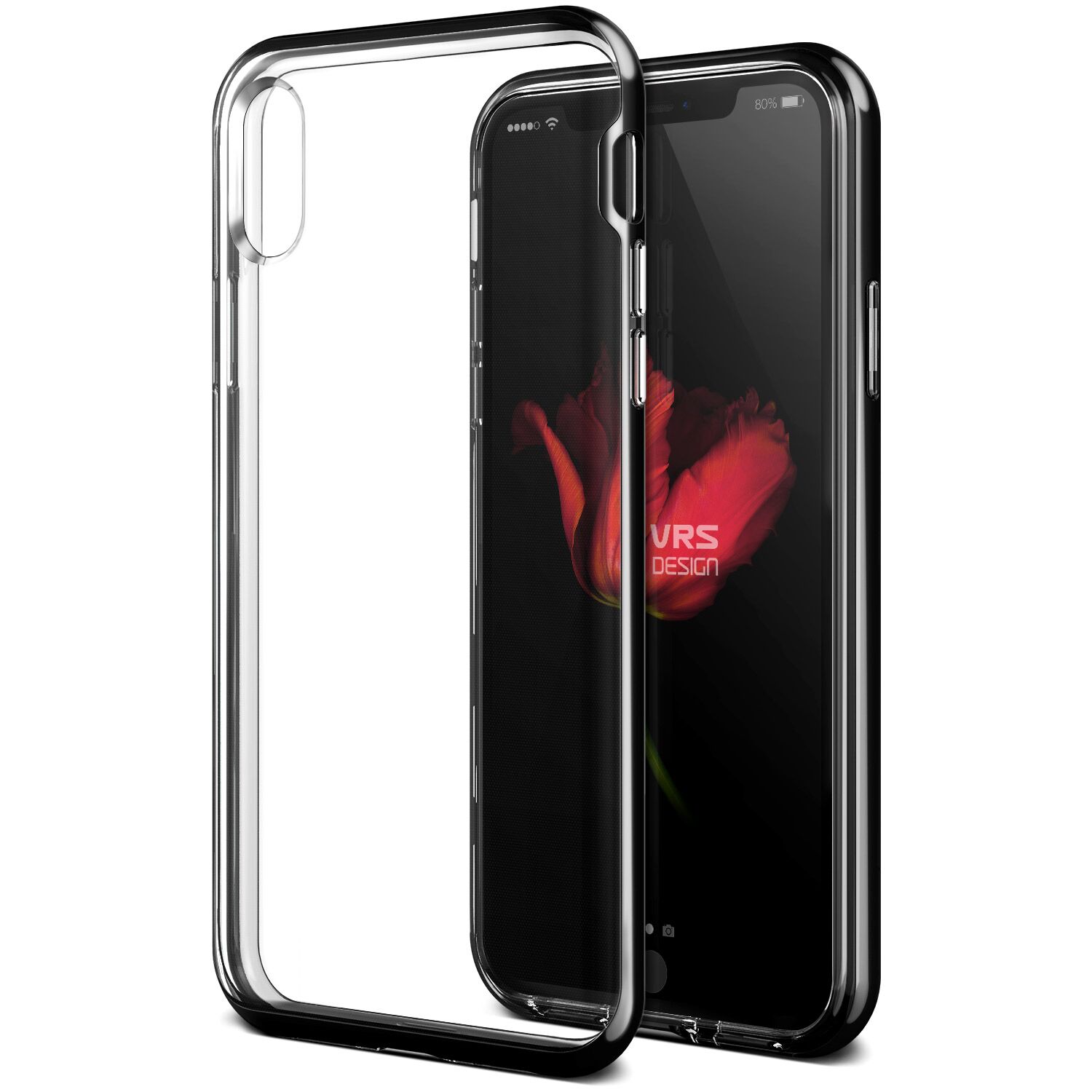 VRS Design iPhone X Crystal Bumper Kılıf Black Türkiye Official Store