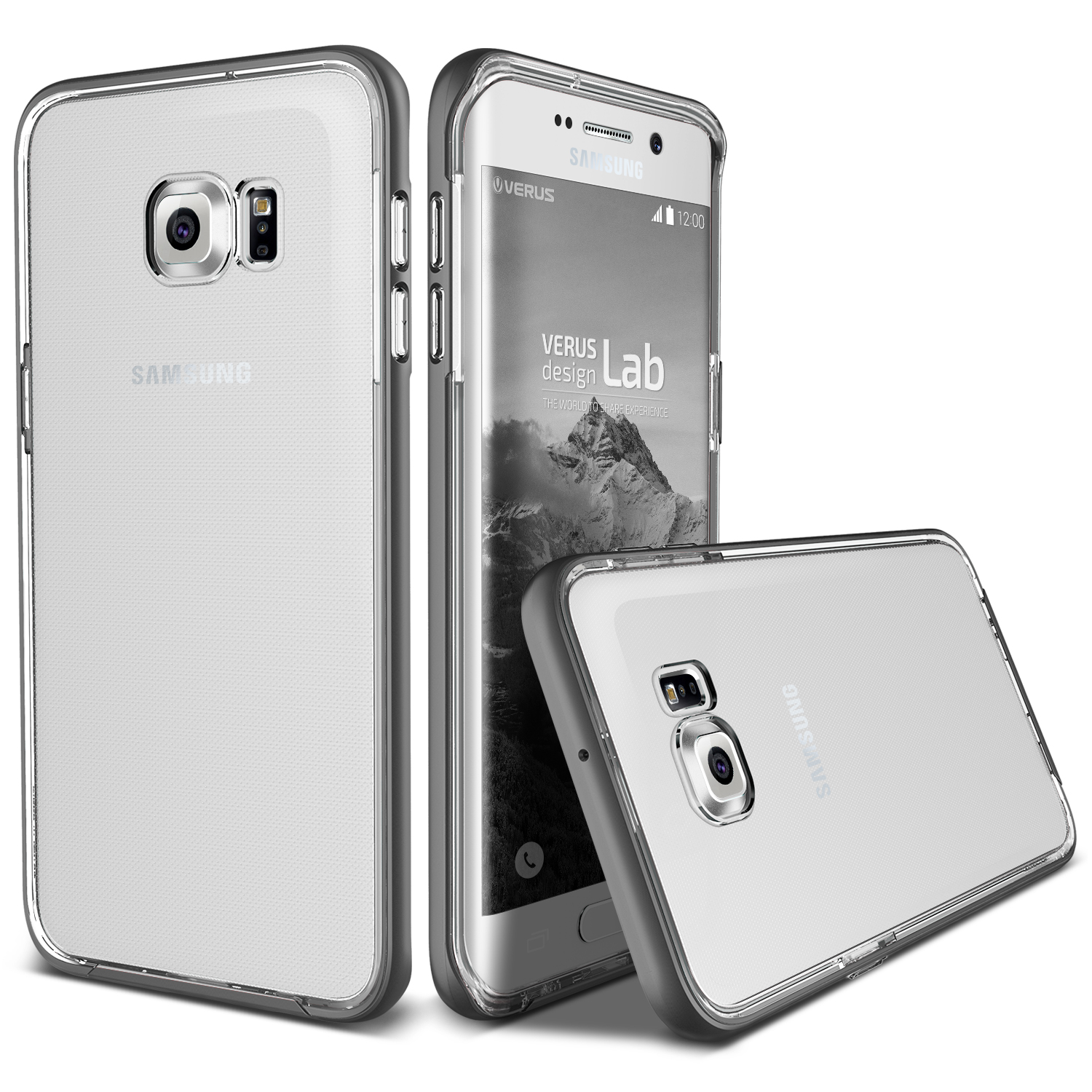 Verus Galaxy S6 Edge Plus Crystal Bumper Kılıf Steel Silver Türkiye Official Store