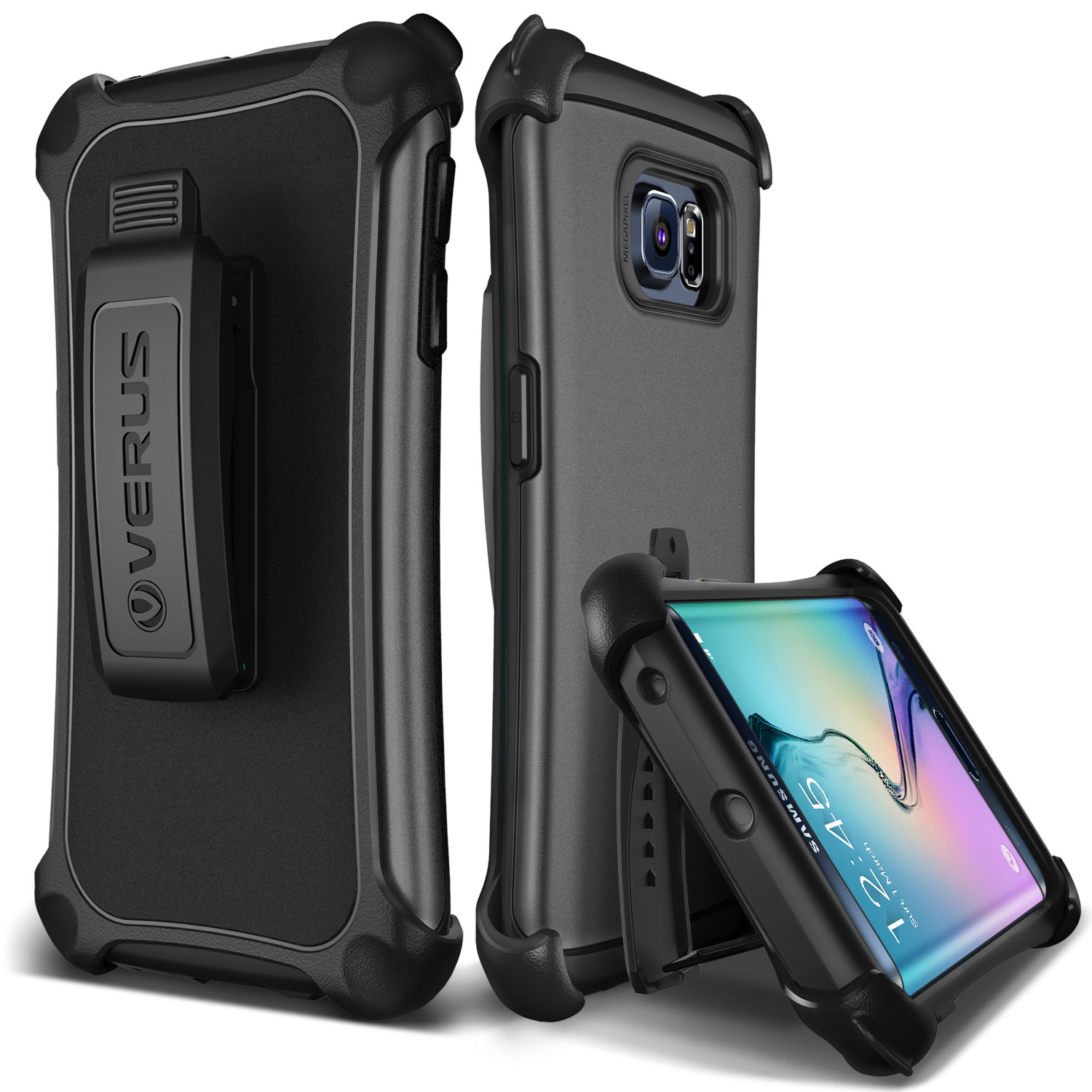 Verus Galaxy S6 Edge Hard Drop Active Kılıf Steel Silver Türkiye Official Store