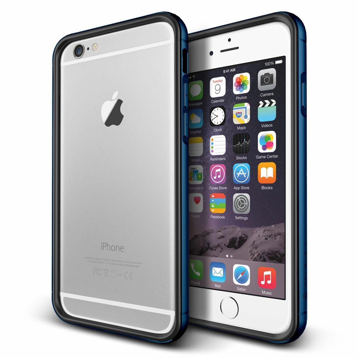 Verus iPhone 6 Plus/6S Plus Iron Bumper Kılıf Black Monaco Blue Türkiye Official Store