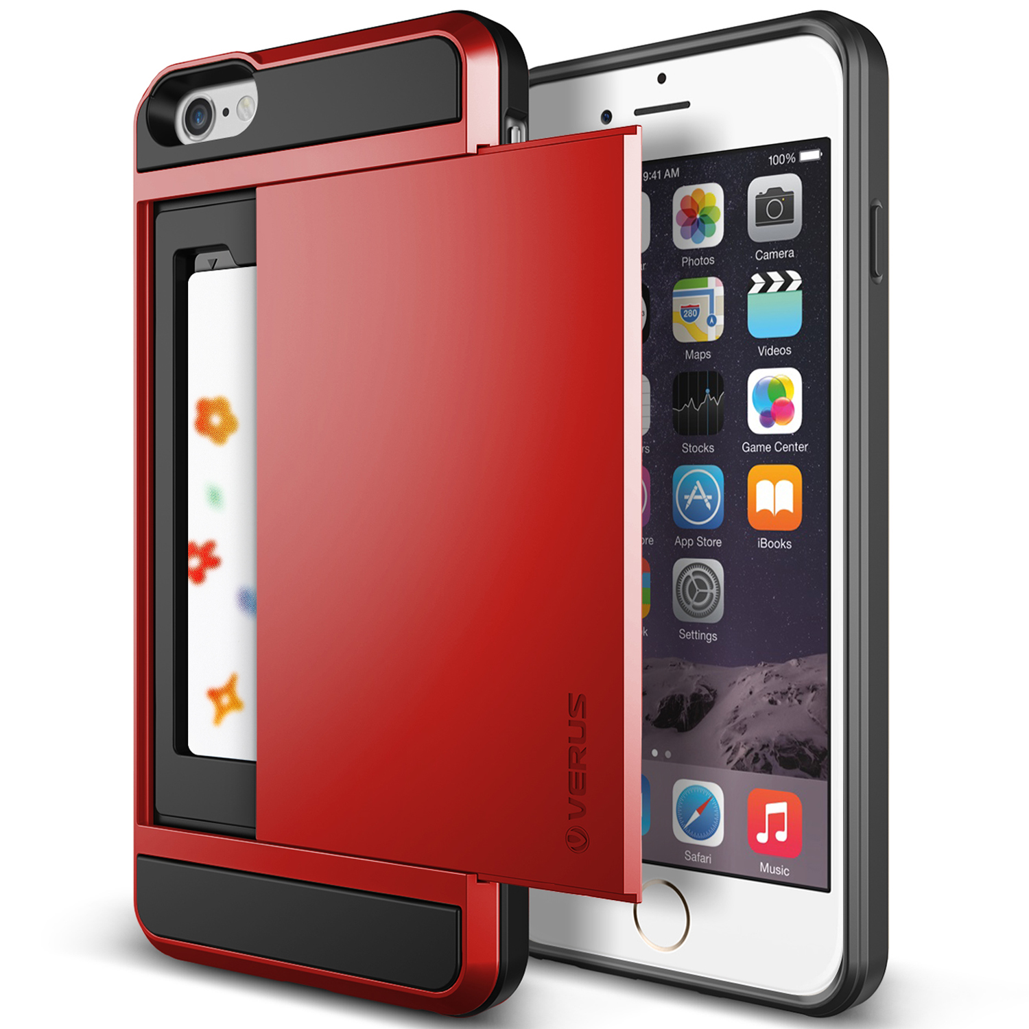 Verus iPhone 6 Plus/6S Plus Damda Slide Kılıf Crimson Red Türkiye Official Store