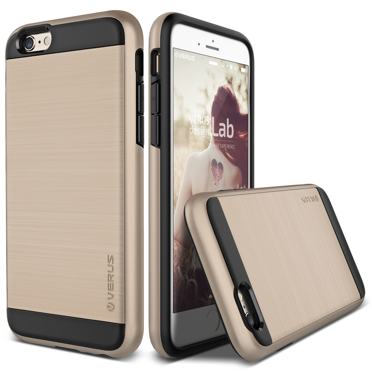 Verus iPhone 6 Plus/6S Plus Case Verge Kılıf Shine Gold Türkiye Official Store
