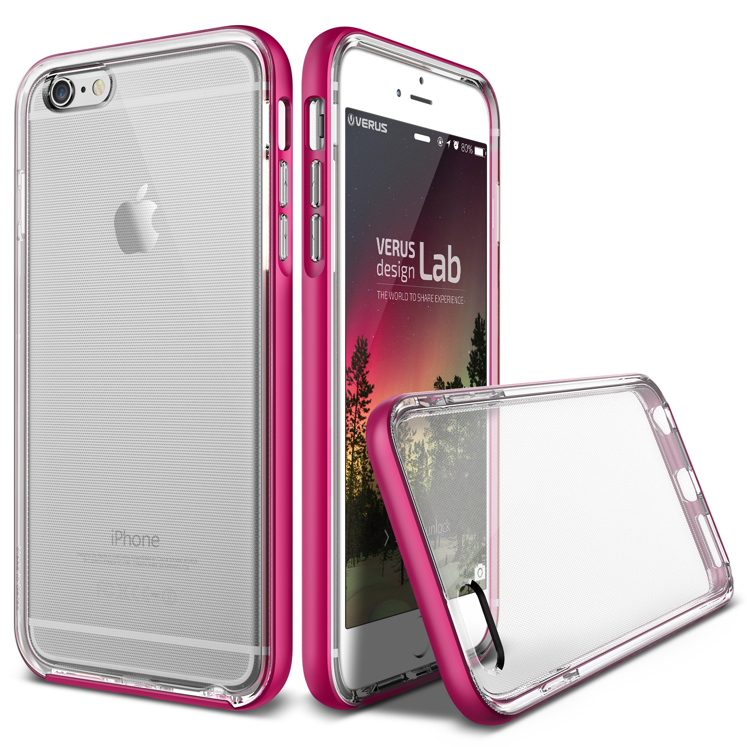 Verus iPhone 6/6S Crystal Bumper Series Kılıf Hot Pink Türkiye Official Store