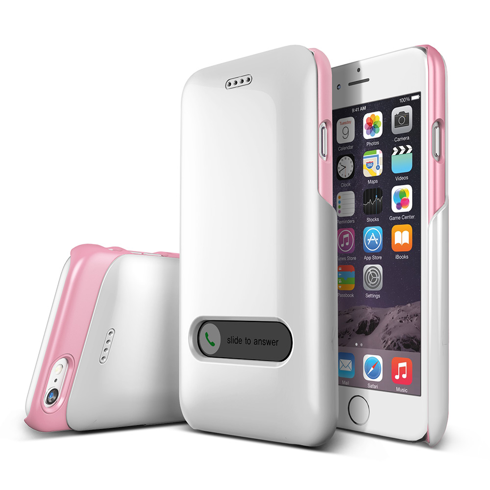 VRS Design iPhone 6/6S Slim Hard Slide Kılıf Pearl White Baby Pink Türkiye Official Store