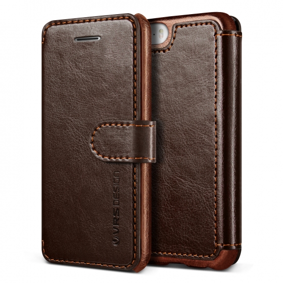 Verus iPhone SE Wallet Case Dandy Layered Series Kılıf Dark Brown Türkiye Official Store