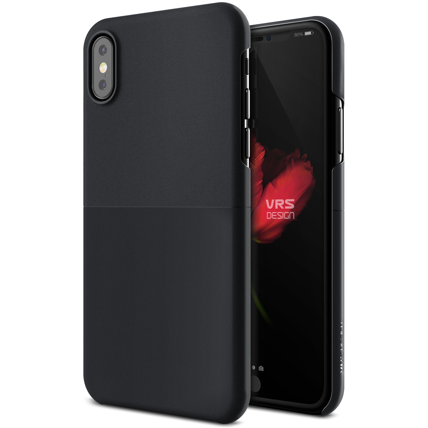 VRS Design iPhone X Skin Fit Kılıf Black Türkiye Official Store