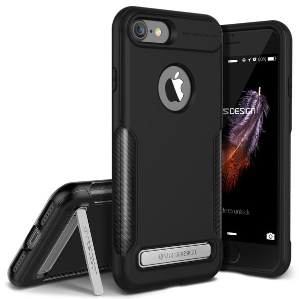 VRS Design iPhone 7 Plus Carbon Fit Kılıf Phantom Black