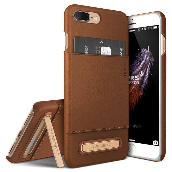 VRS Design iPhone 8 Plus / 7 Plus Simpli Leather Kılıf Brown Türkiye Official Store | iPhone 8 Plus - iPhone 7 Plus ile Uyumludur.