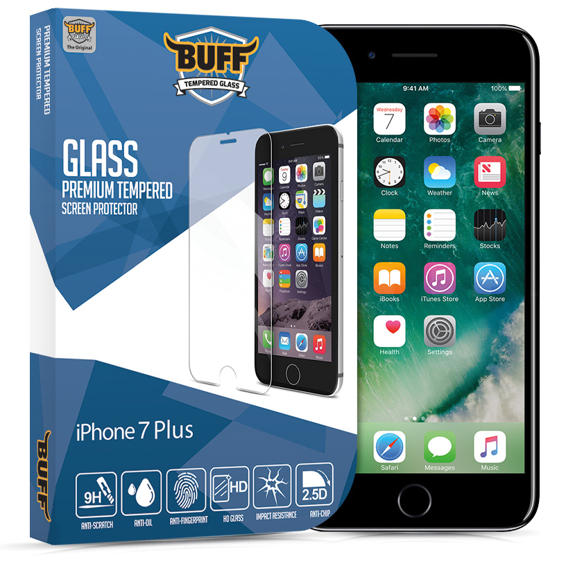 Buff Glass iPhone 8 Plus / 7 Plus Ekran Koruyucu Cam Türkiye Official Store | Üstün Koruma