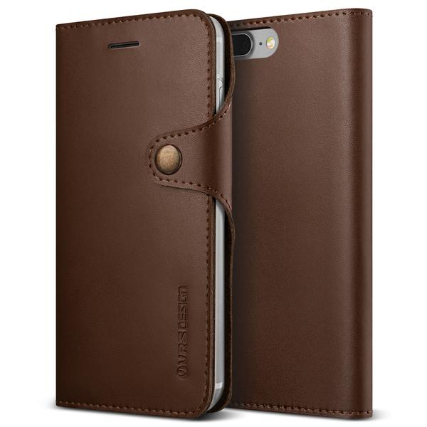 VRS Design iPhone 8 Plus /7 Plus Native Diary Kılıf Dark Brown Türkiye Official Store | iPhone 8 Plus - iPhone 7 Plus ile Uyumludur.